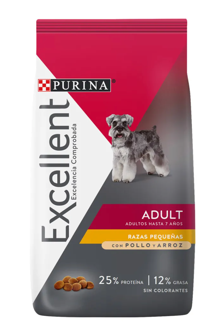 EXCELLENT® Adulto Pollo y Arroz Razas Minis y Pequeñas 3 kg