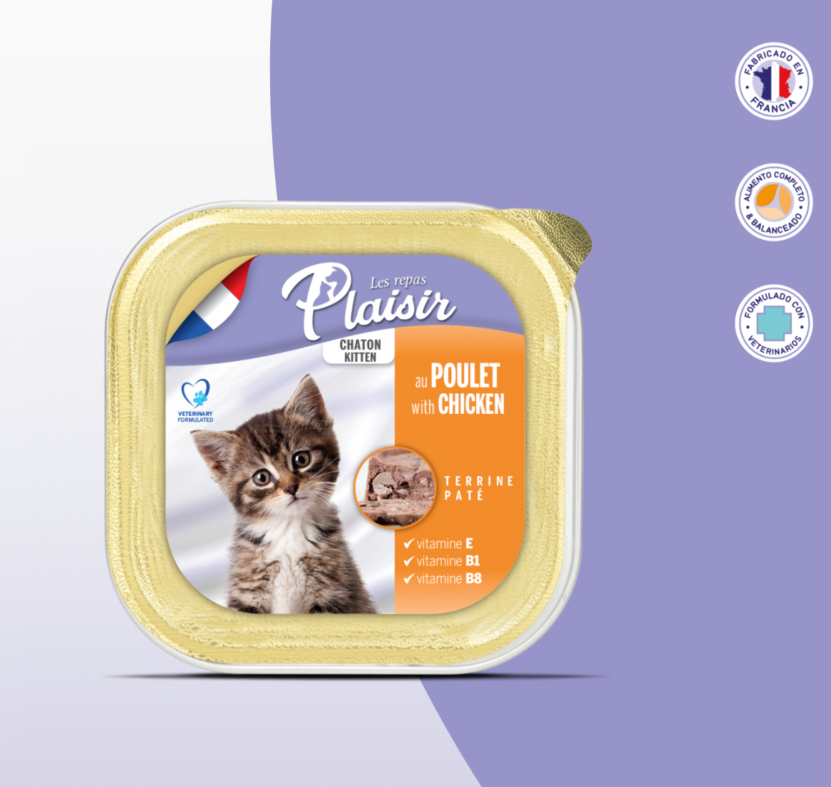 PLAISIR® Paté con POLLO 100 g
