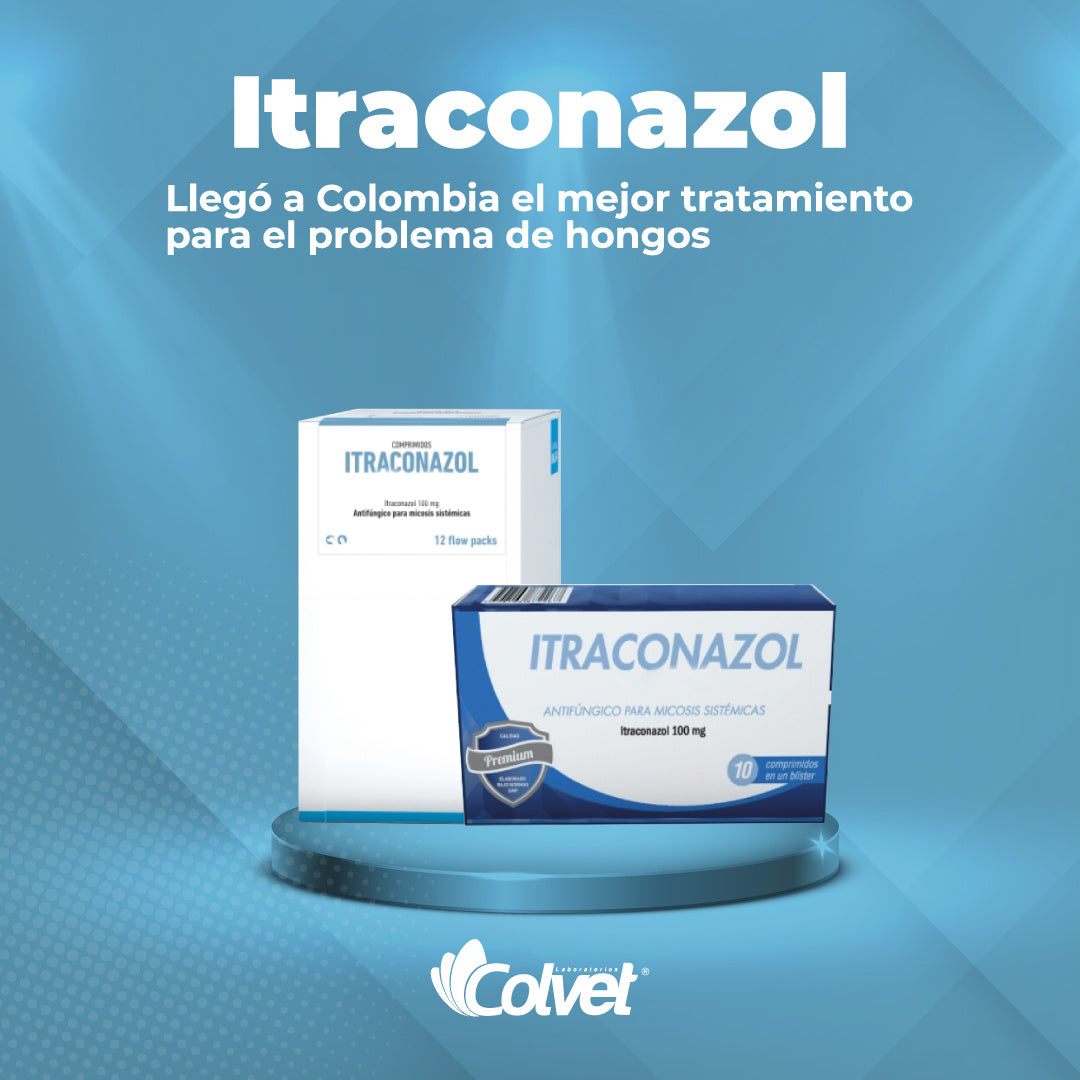 ITRACONAZOL Colvet® 100 mg Blíster con 10 Comprimidos
