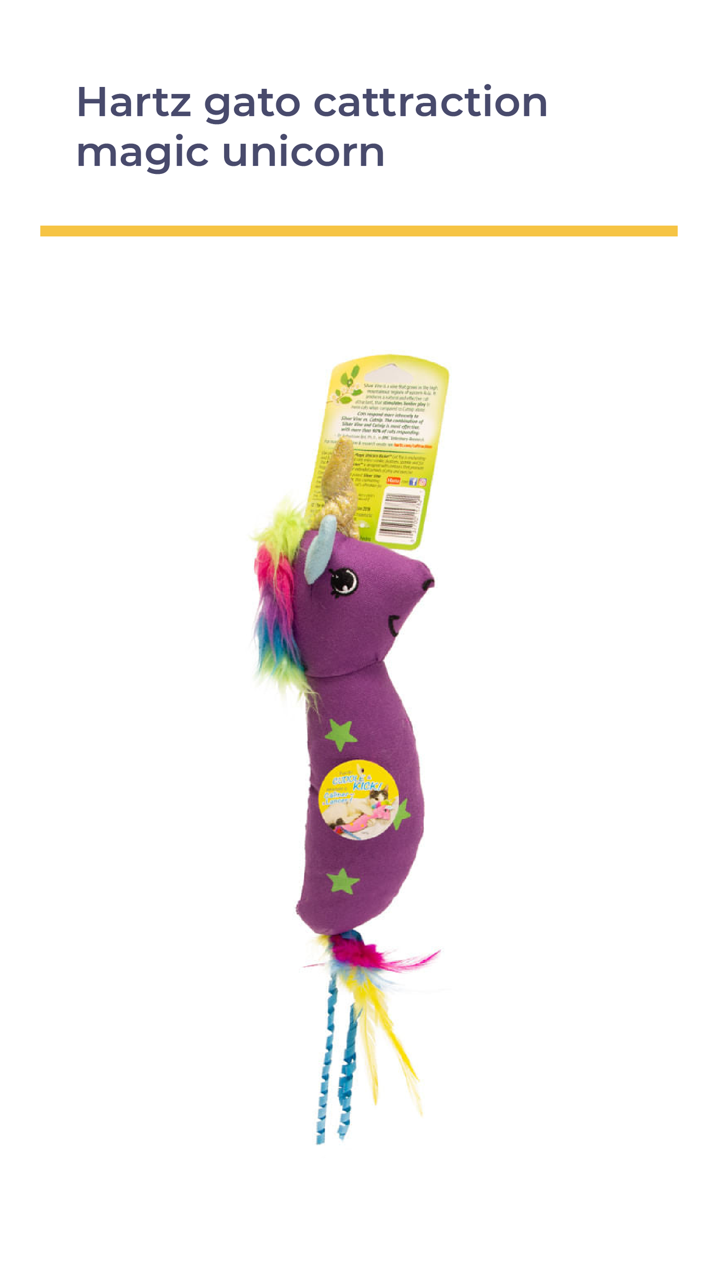HARTZ GATO CATTRACTION MAGIC UNICORN