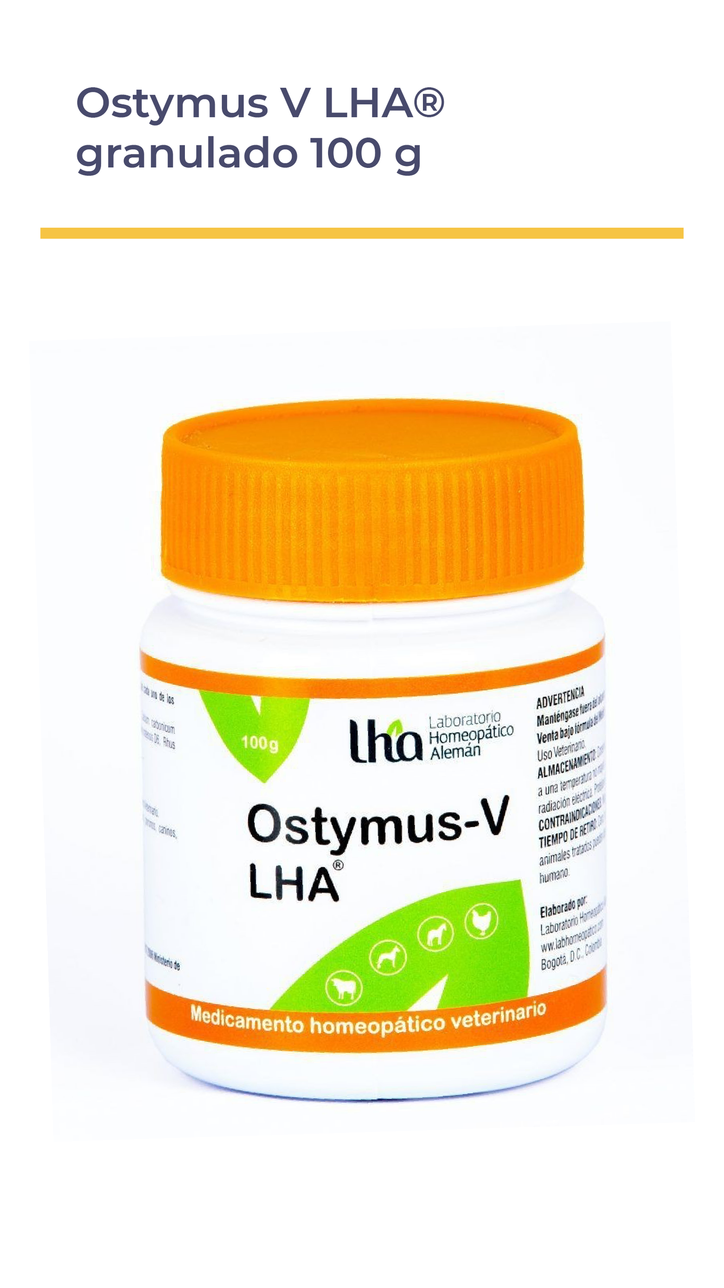 OSTYMUS-V® L.H.A. GRANULADO