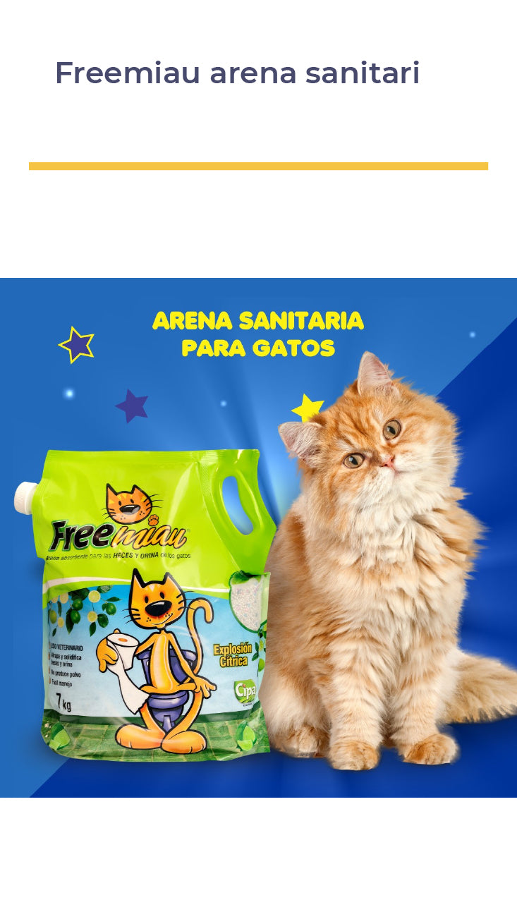 FreeMiau® Arena Sanitaria Para Gatos