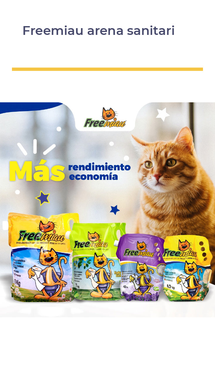 FreeMiau® Arena Sanitaria Para Gatos