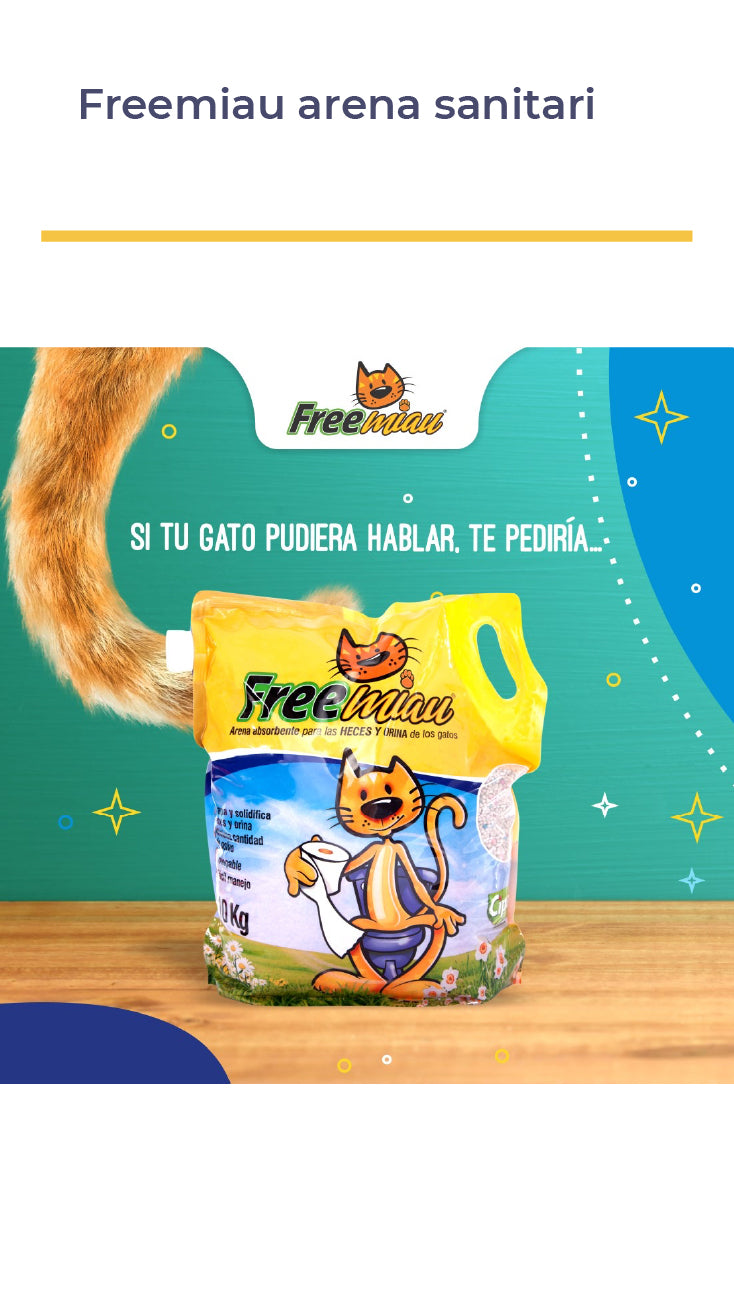 FreeMiau® Arena Sanitaria Para Gatos