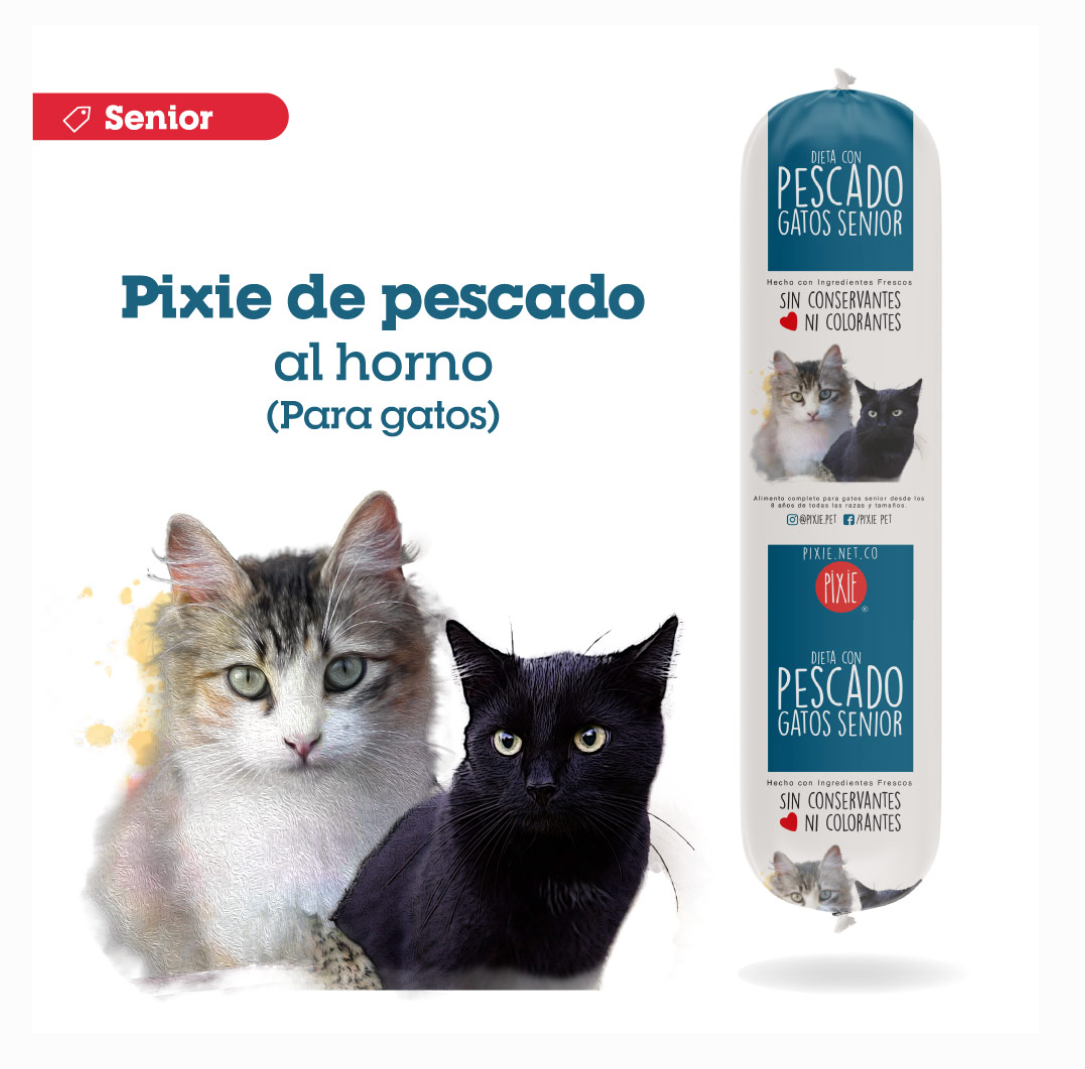 PIXIE® DE PESCADO PARA GATOS SENIOR 200 G
