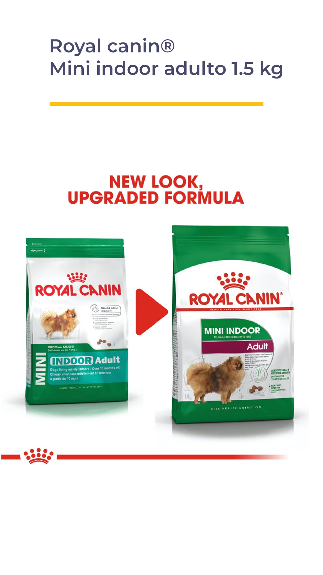 ROYAL CANIN® MINI INDOOR ADULTO 1.5 KG