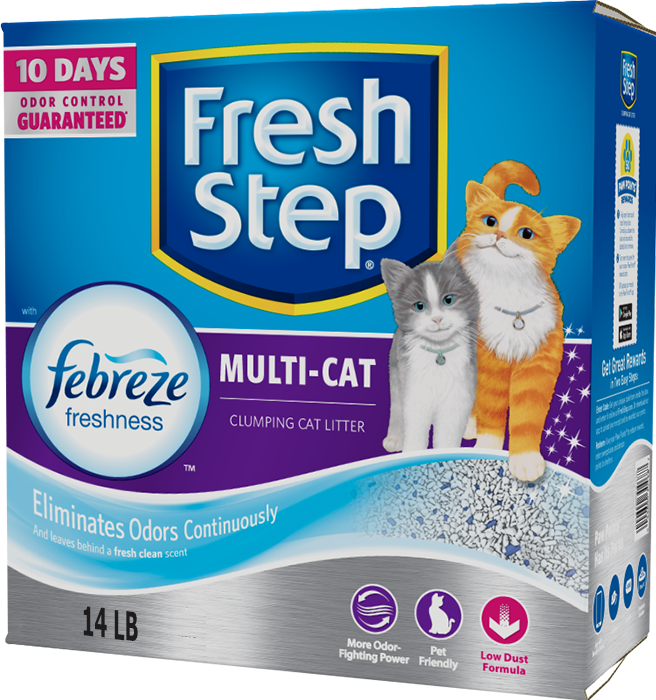 FRESH STEP® MULTICAT WITH FEBREZE