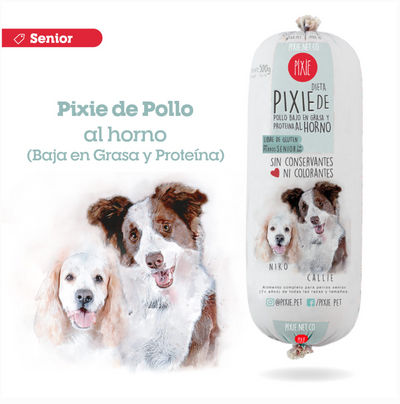 Pixie® De Pollo Al Horno Para Perros Baja En Grasa Y Proteína 500 G