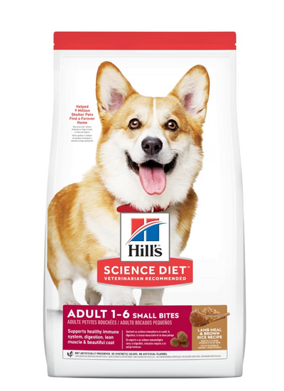 Hill's® Science Diet® Adult Small Bites Lamb Meal & Brown Rice Recipe dog food