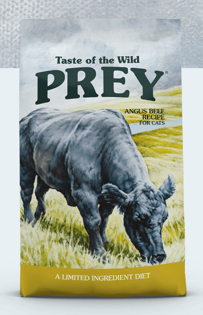 TASTE OF THE WILD® PREY Angus Beef Recipe For Cats