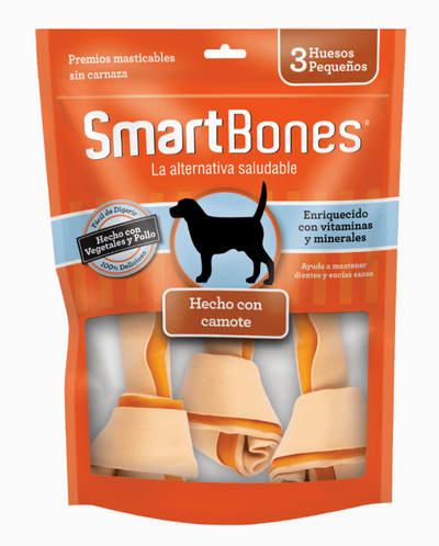 SmartBones® Camote 3 Huesos Pequeños