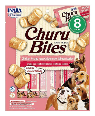 Churu® Bites Dog Treat Chicken Recipe Wraps With Salmon Recipe