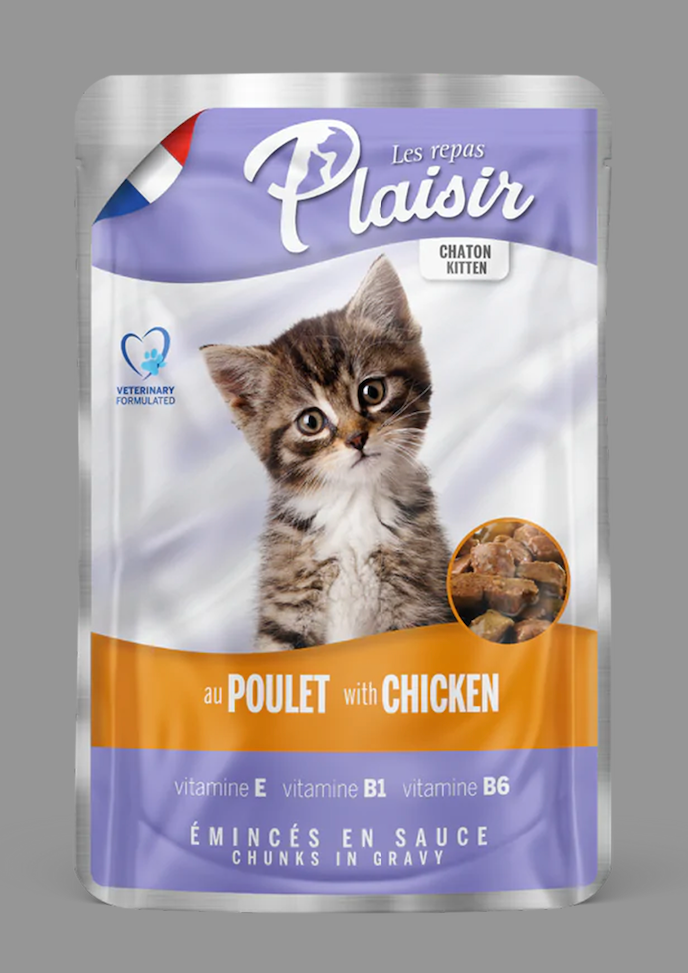 PLAISIR® Kitten Pouch 100 g CHICKEN