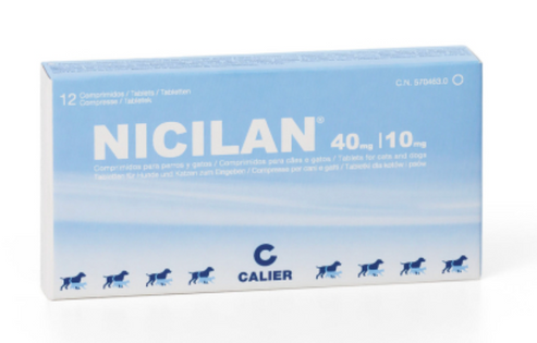 Nicilan® 40mg-10mg x 12 comprimidos – Animal Pride Pet Store