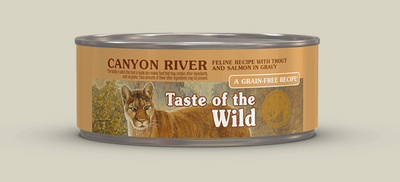 TASTE OF THE WILD® Canyon River Feline Recipe with Trout and Salmon in Gravy 156 g