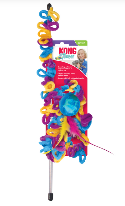 KONG® TEASER LOOPZ Vara-cañita para gato