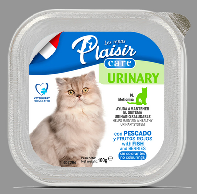 PLAISIR®  URINARY care bandeja 100 g