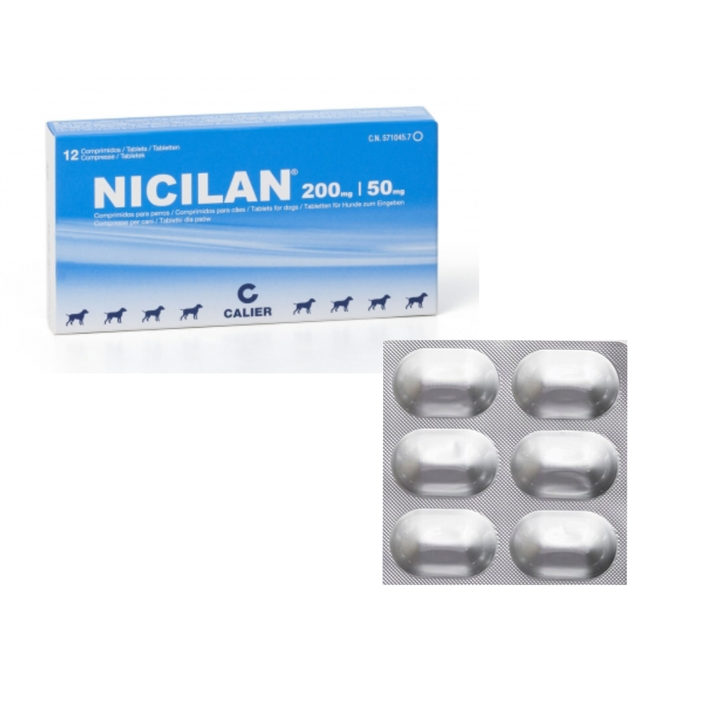 Nicilan® 200mg-50mg Blíster 6 comprimidos – Animal Pride Pet Store