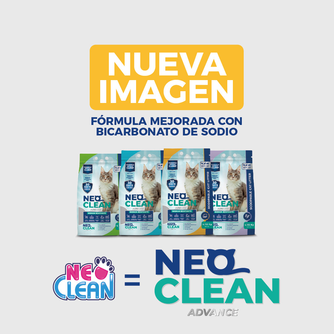 NEO CLEAN®  Arena Sanitaria Para Gatos Natural-SIN AROMA
