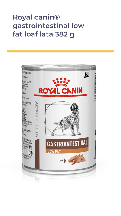 ROYAL CANIN® GASTROINTESTINAL LOW FAT LOAF LATA 382 G