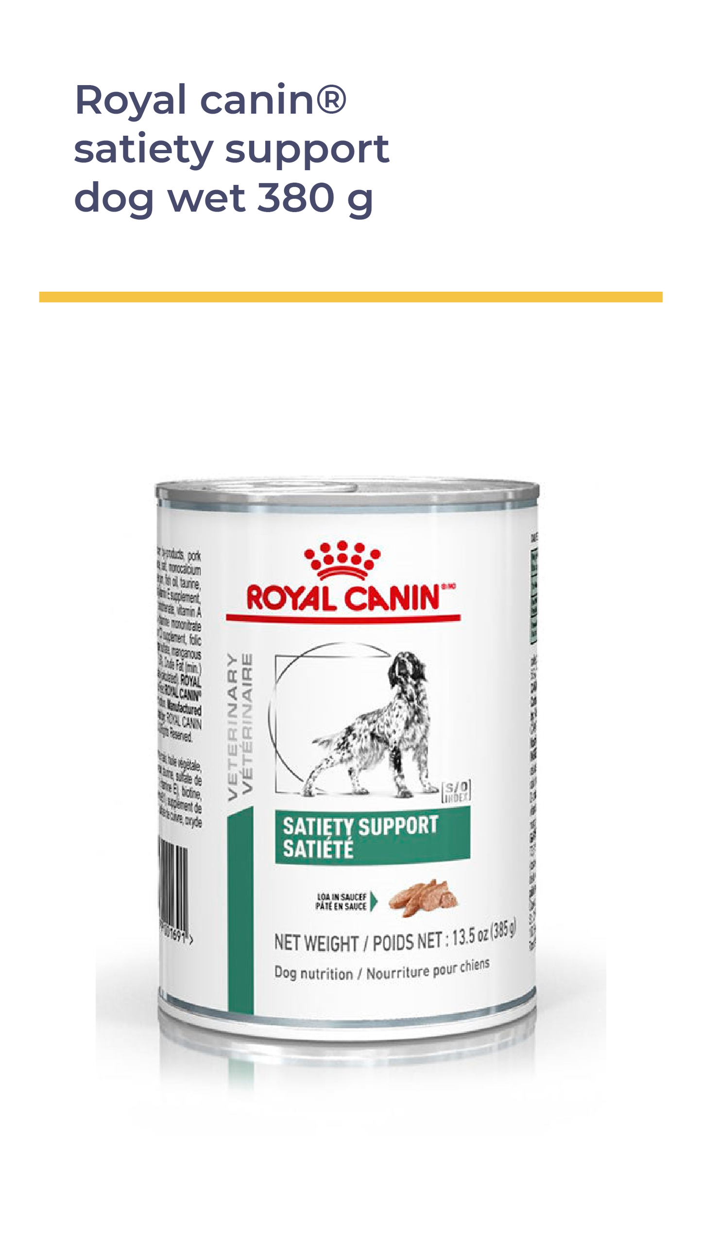 ROYAL CANIN® SATIETY SUPPORT DOG WET 380 G