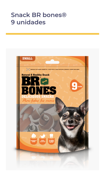 SNACK BR BONES® 9 UNIDADES