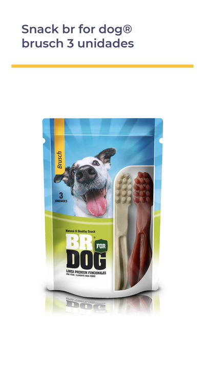 SNACK BR FOR DOG® BRUSCH 3 UNIDADES