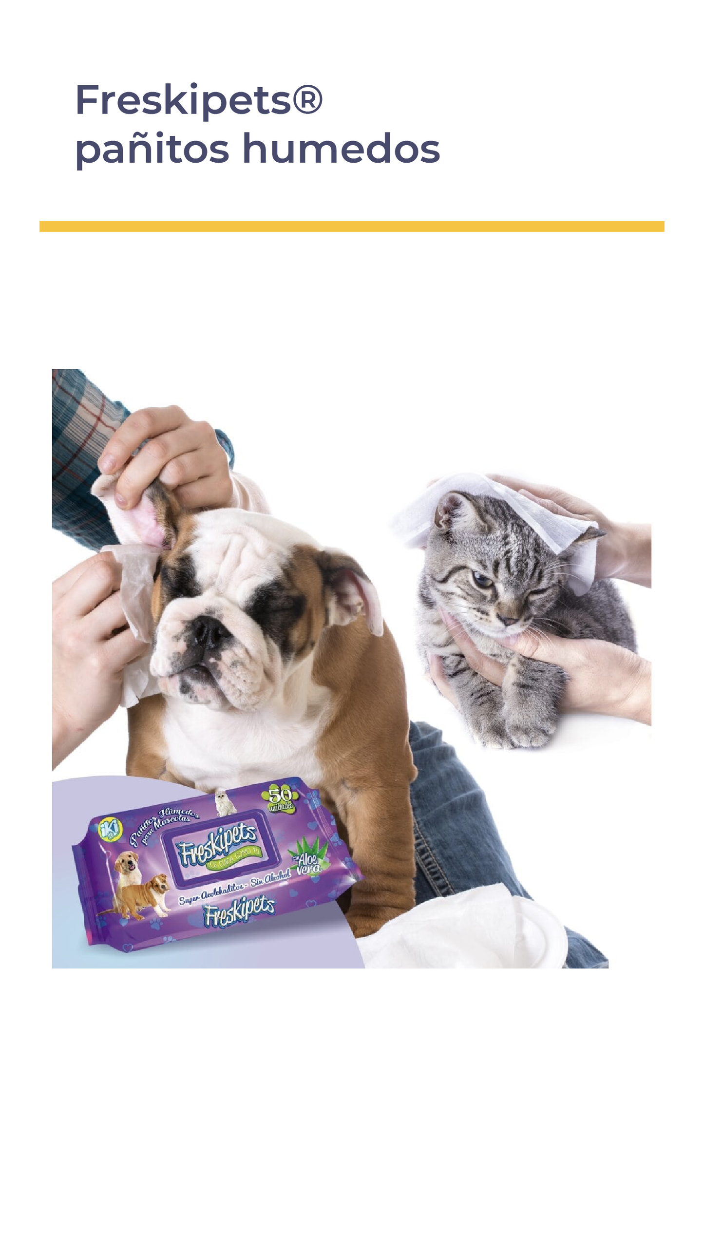 FRESKIPETS® PAÑITOS HÚMEDOS