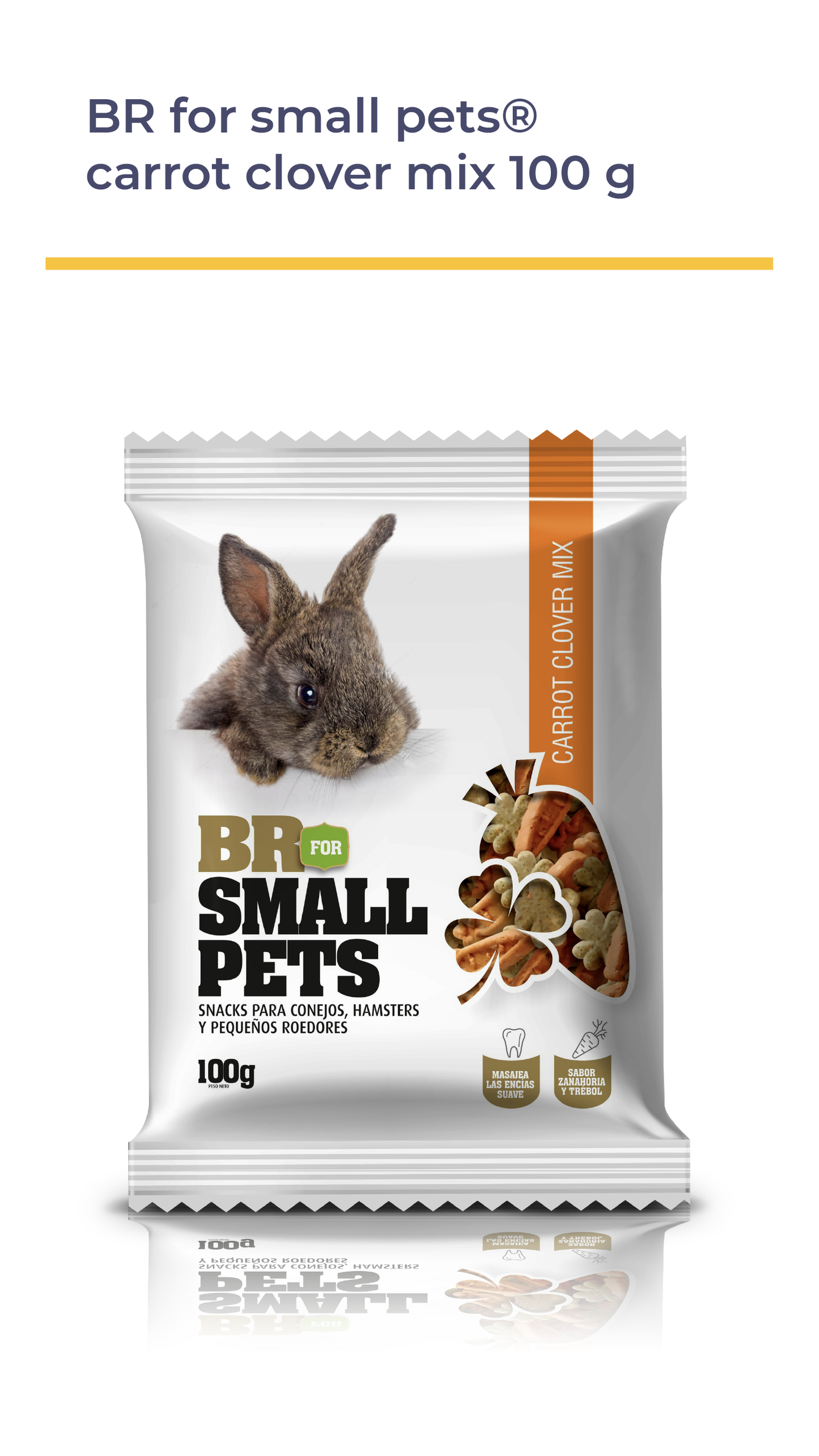 BR FOR SMALL PETS® Carrot Clover Mix 100 g