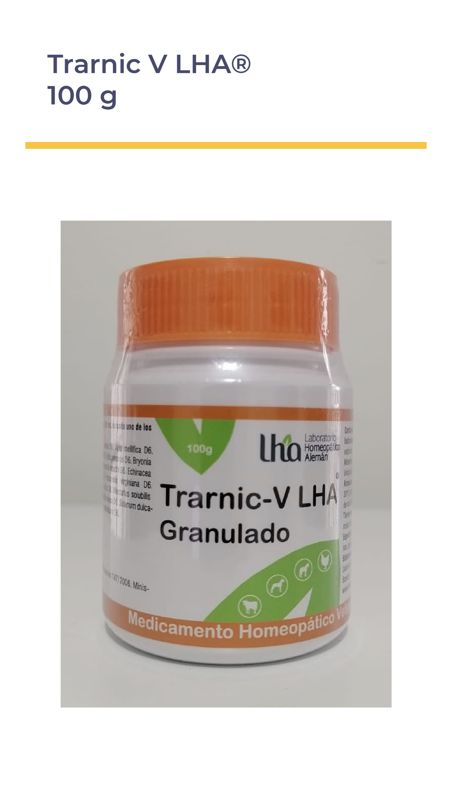 TRARNIC-V L.H.A® GRANULADO