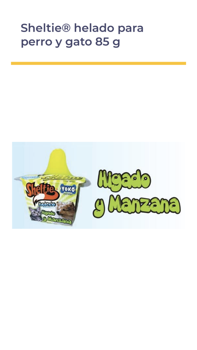 Sheltie® Helado Para Perro Y Gato 85 g