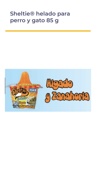 Sheltie® Helado Para Perro Y Gato 85 g