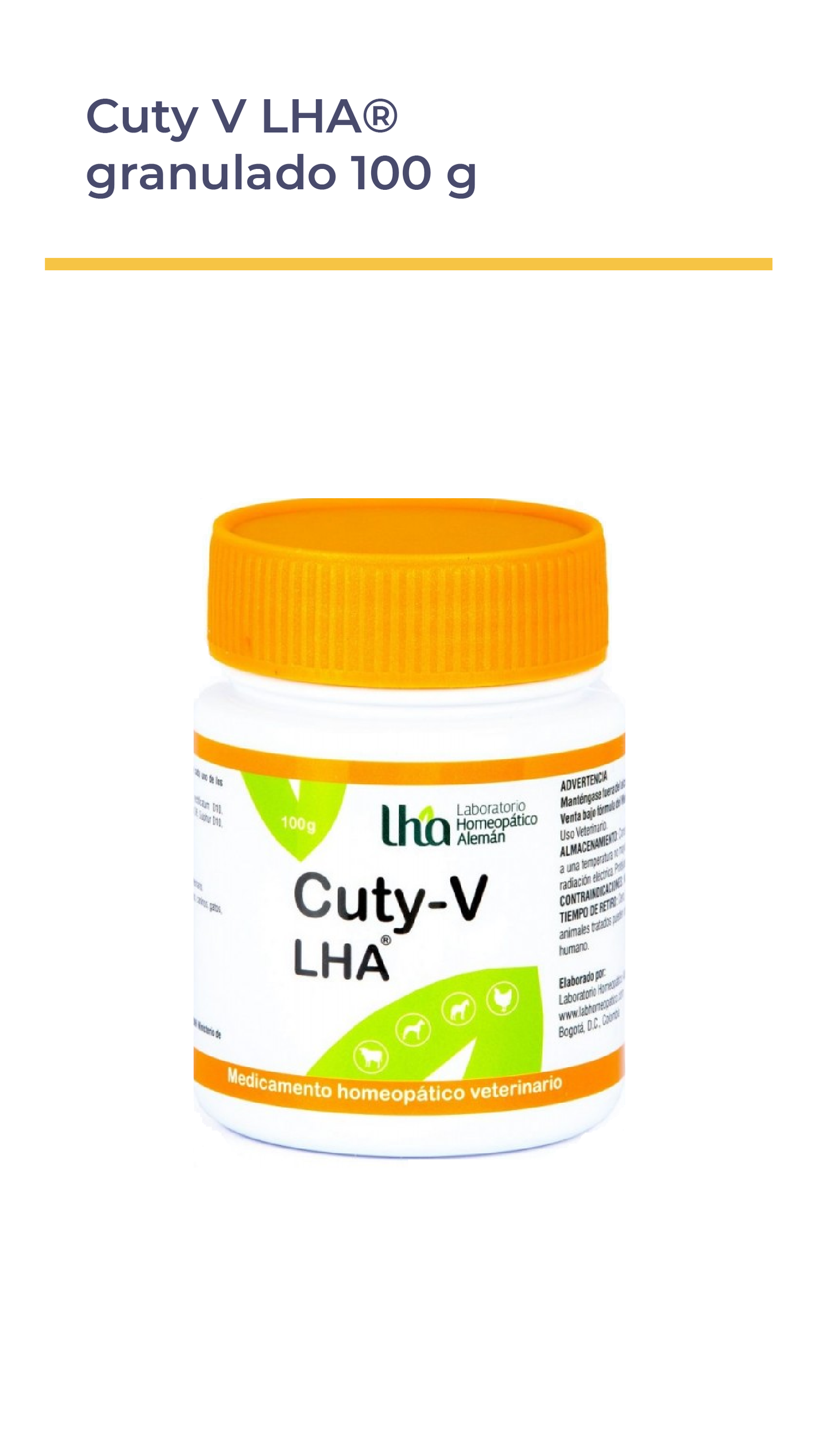 CUTY-V L.H.A.® GRANULADO