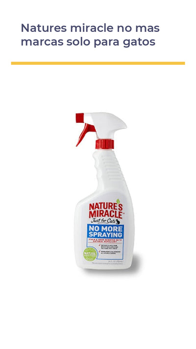 NATURES MIRACLE® No más Marcas, Just for Cats