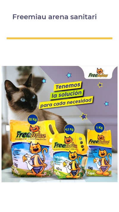 FreeMiau® Arena Sanitaria Para Gatos