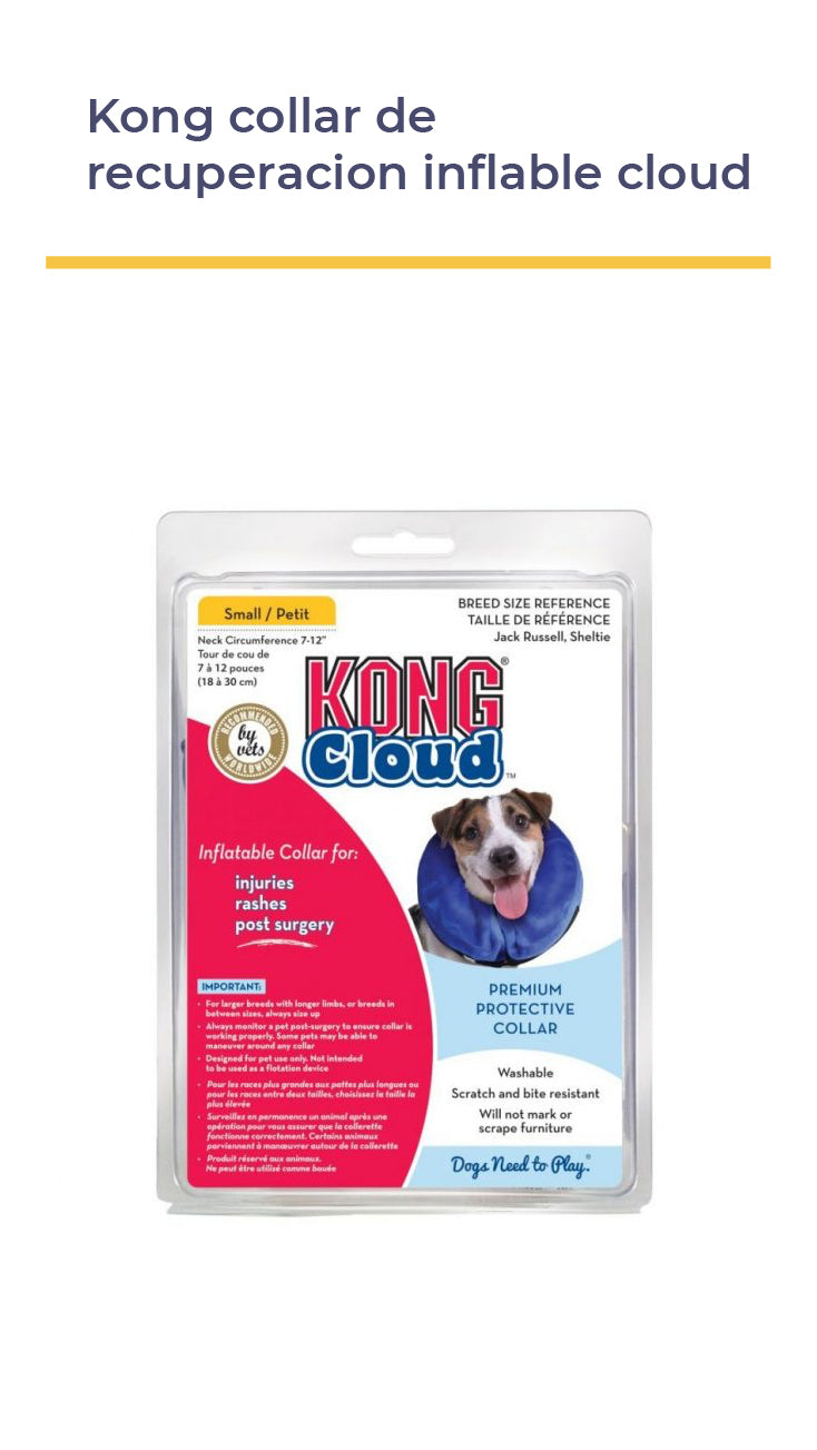 KONG® COLLAR DE RECUPERACIÓN INFLABLE CLOUD