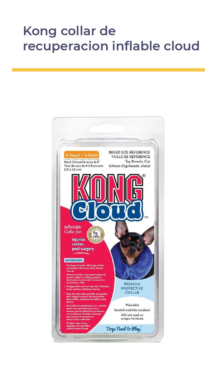 KONG® COLLAR DE RECUPERACIÓN INFLABLE CLOUD