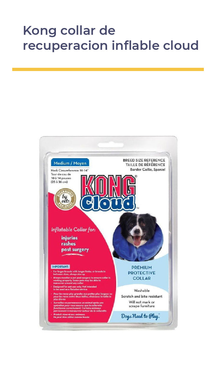 KONG® COLLAR DE RECUPERACIÓN INFLABLE CLOUD