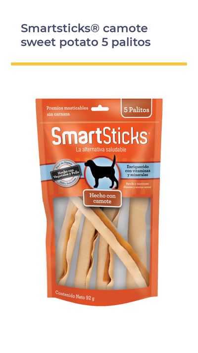 SMARTSTICKS® CAMOTE (SWEET POTATO) 5 PALITOS