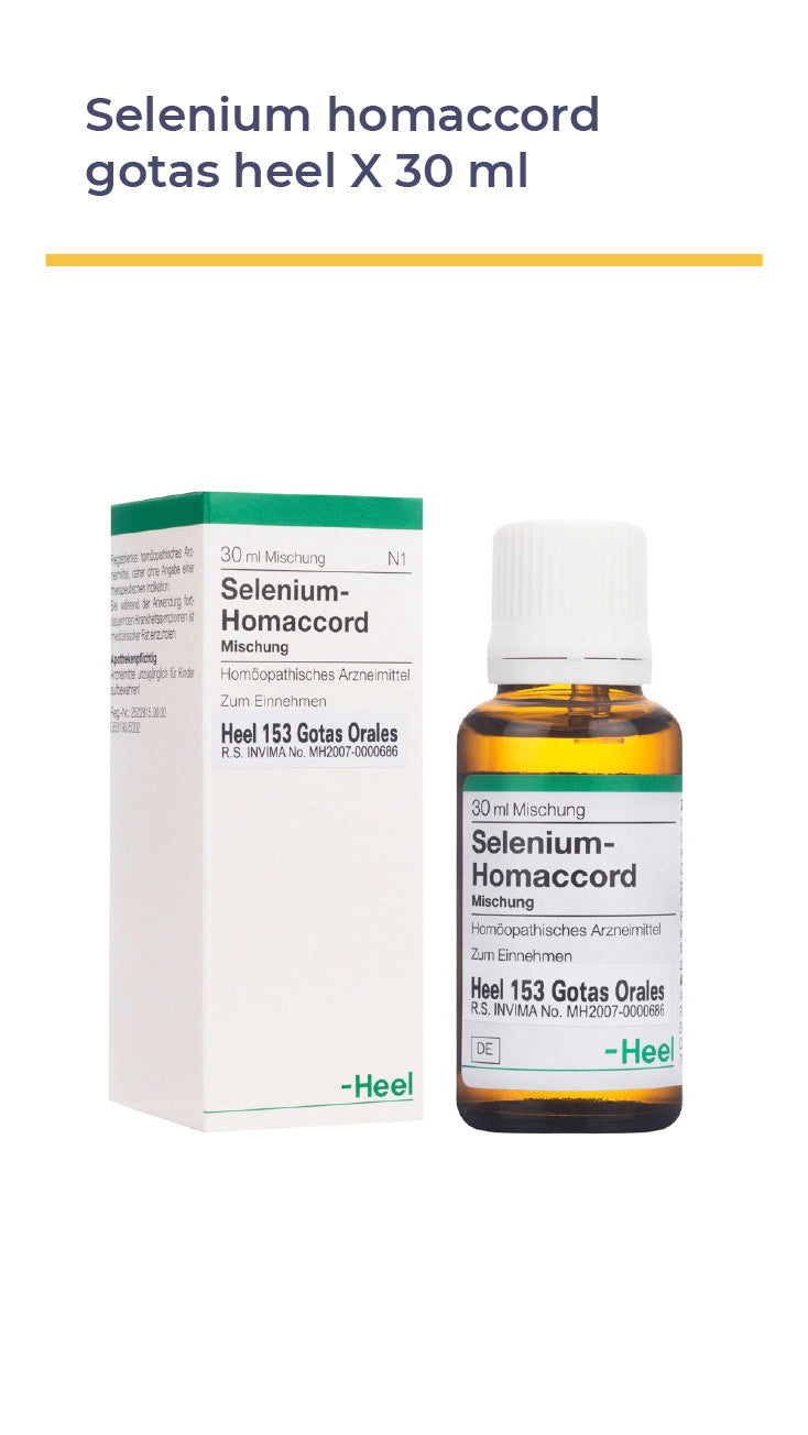 SELENIUM HOMACCORD GOTAS HEEL X 30 ML