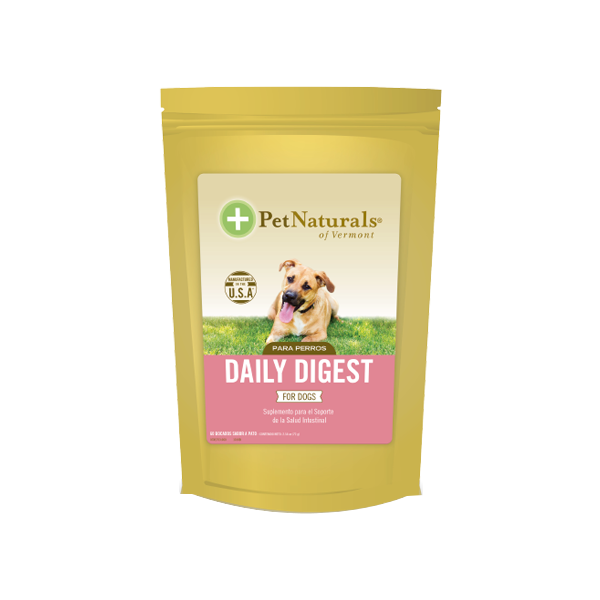 PET NATURALS® DAILY DIGEST DOG 60 TABLETAS