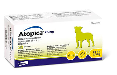 Atopica® (cápsulas de ciclosporina) 25 mg x 30 cápsulas