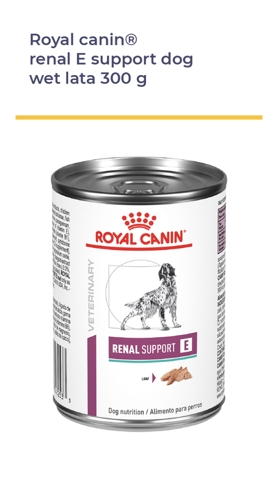 ROYAL CANIN® RENAL E SUPPORT DOG WET LATA 382 G
