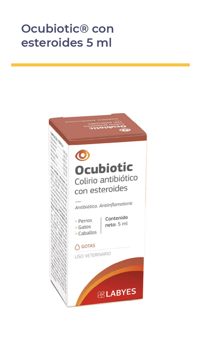 OCUBIOTIC® CON ESTEROIDES 5 ML