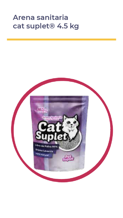 Arena Sanitaria CAT SUPLET® 4.5 KG