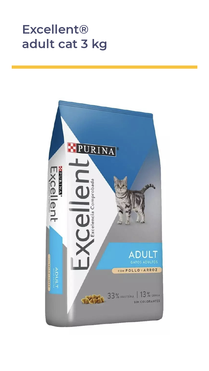 EXCELLENT® ADULT CAT 3 KG