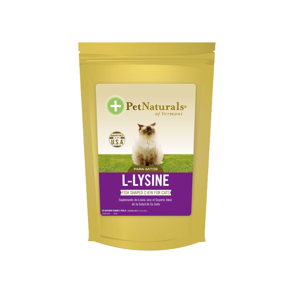 L-Lysine Pet Naturals® 60 Tabletas