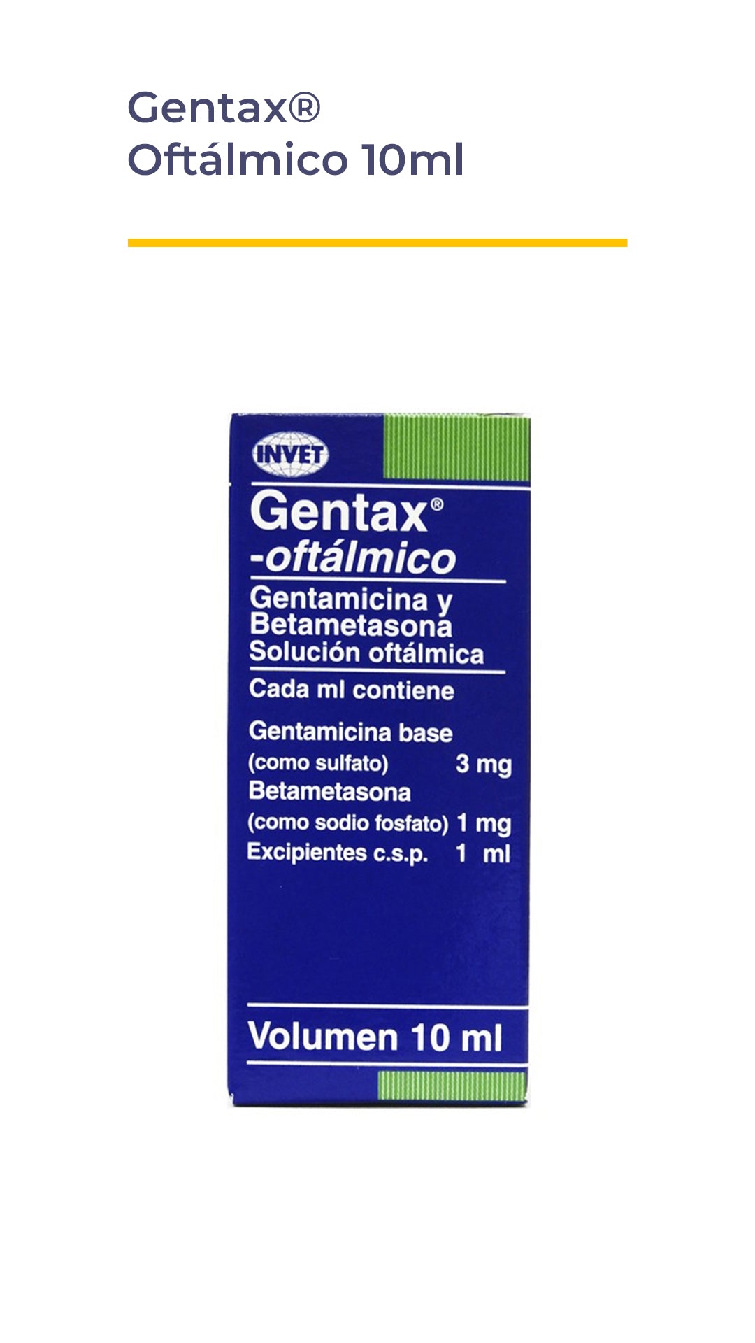 GENTAX® OFTÁLMICO 10 ml