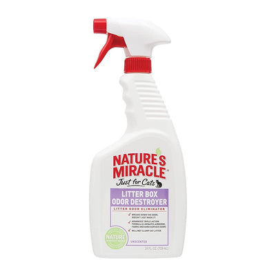 NATURES MIRACLE® Destructor de olores de caja de arena SIN PERFUME 24 oz (709 ml)