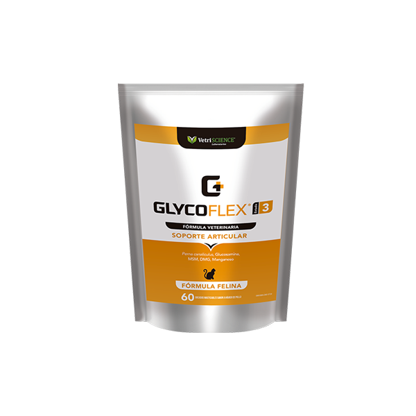 GLYCOFLEX 3® FÓRMULA FELINA 60 TABLETAS